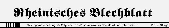 Rheinisches Blechblatt - Ausgabe 08.07.2024